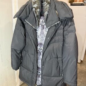 Betsey Johnson Graphic Print Lining Coat